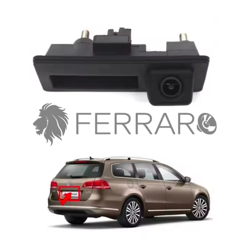 Telecamera Posteriore per Volkswagen Passat B6, B7 (2005-2014), AHD 1920x1080, 170° Gradi