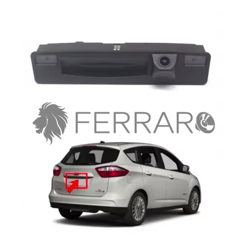(PRENOTA) Telecamera Posteriore per Ford C-Max (2011-2019), AHD 1920x1080, 170° Gradi