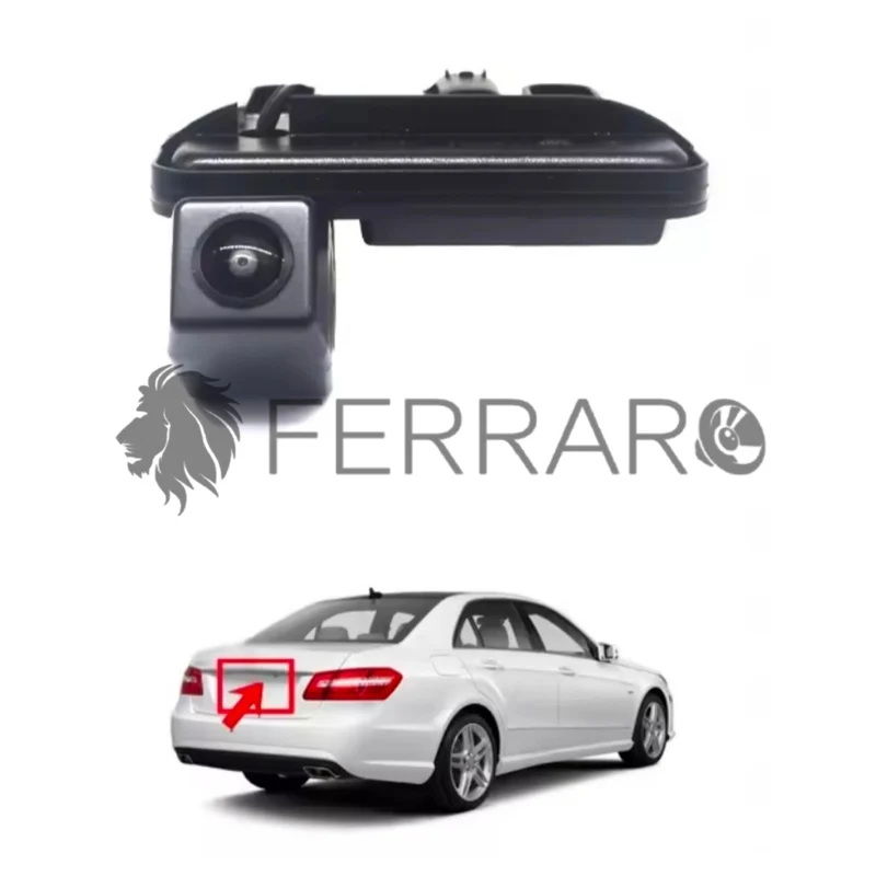 (PRENOTA) Telecamera Posteriore per Mercedes Classe E E60, W212, W211, AHD 1920x1080, 170° Gradi