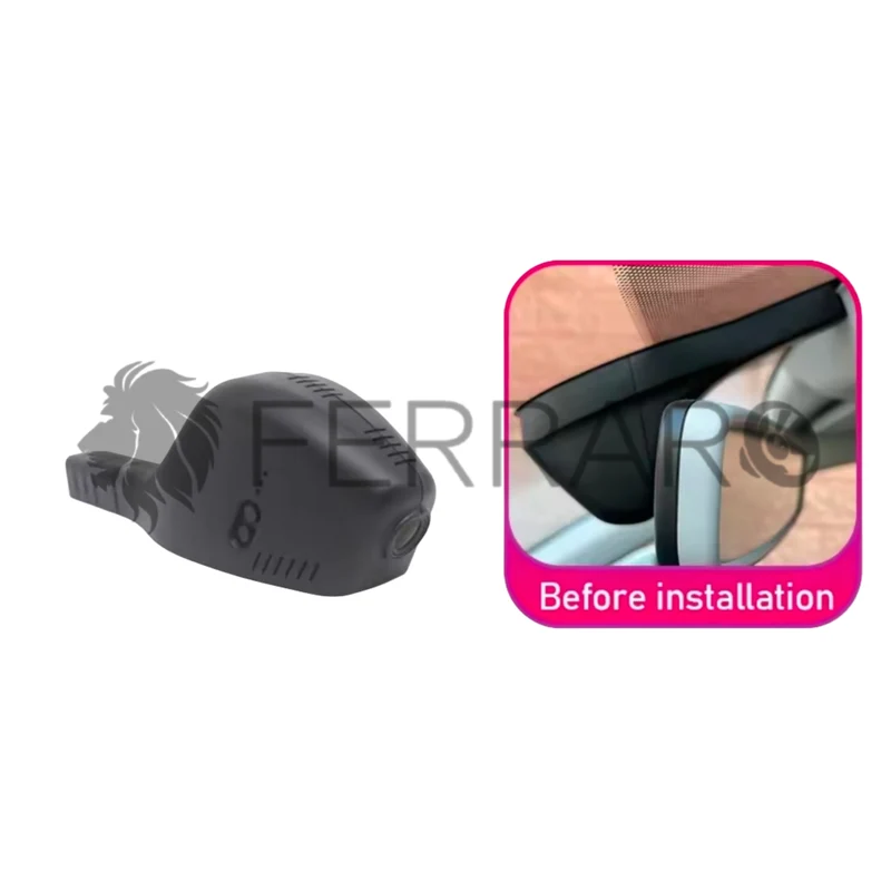 (PRENOTA) Dashcam per Seat, Volkswagen, Skoda (Compatibilità in Descrizione), Ultra HD, Controllo da APP, 170º
