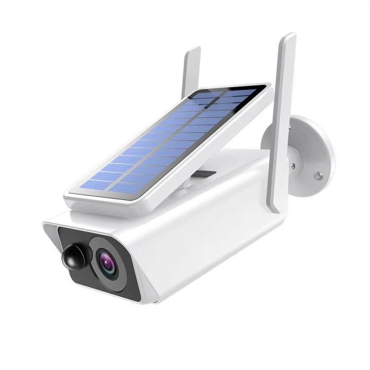 Telecamera Solare Ip Camera Wireless Wifi Pannello Esterno 1080P Sicurezza Audio