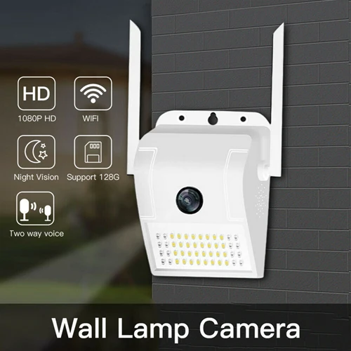 Telecamera Ip Wifi Esterno 2Mp 1080 Led Sensore Allarme Luce Faro Ip66 Camera Sd