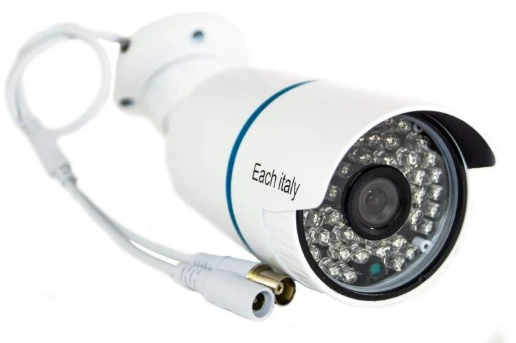 Telecamera AHD Bullet 48 Led 3,6 mm Esterno 4 Mpx 1080P Videosorveglianza