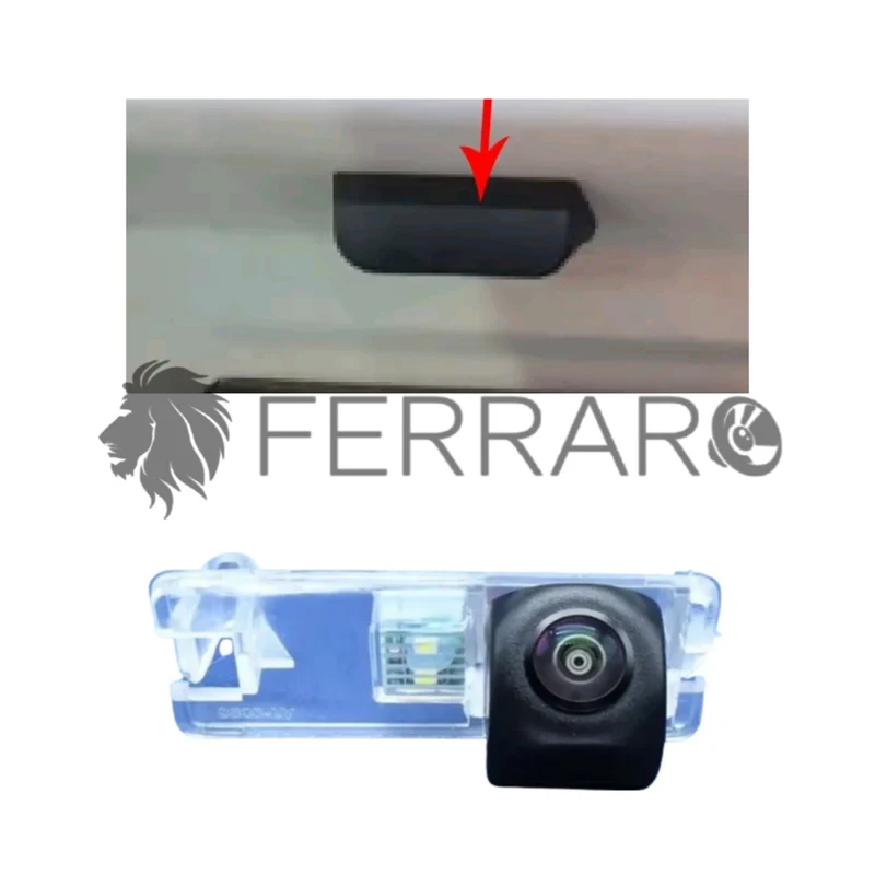 (PRENOTA) Telecamera Posteriore per Fiat Fiorino (2008-2019) AHD 1920x1080, 170° Gradi