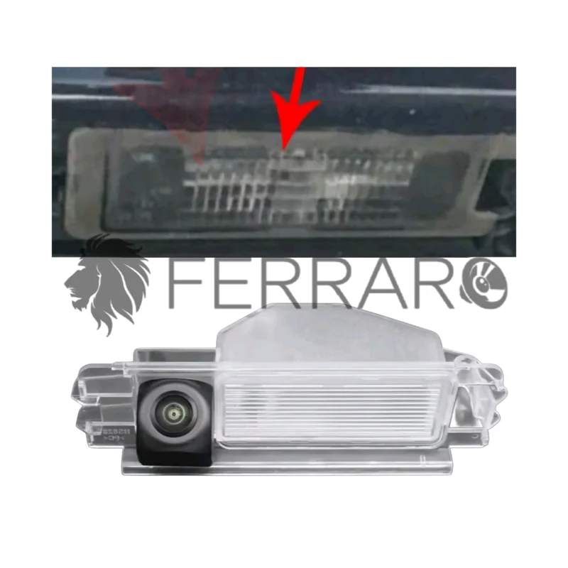 (PRENOTA) Telecamera Posteriore per Renault/Dacia (Compatibilità in Descrizione) AHD 1920x1080, 170° Gradi