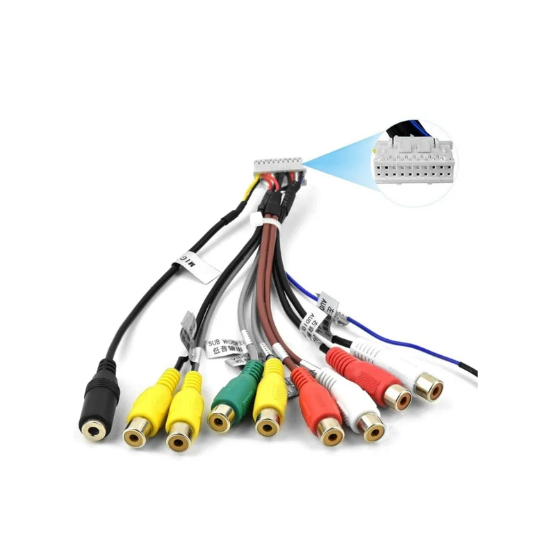 Cablaggio RCA con Uscita Microfono | Autoradio