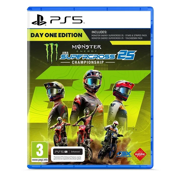 Monster Energy Supercross 25 Day One Edition Ps5 Gioco Eu Ita Playstation 5