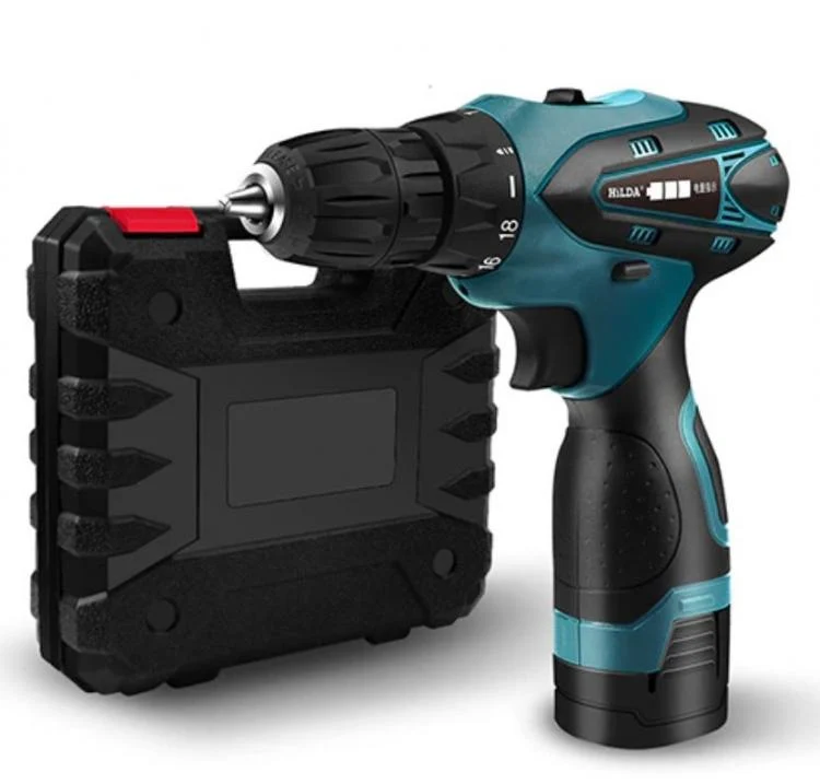 Trapano Avvitatore A Doppia Batteria Litio In Valigetta 12V Cordless 2 Batterie