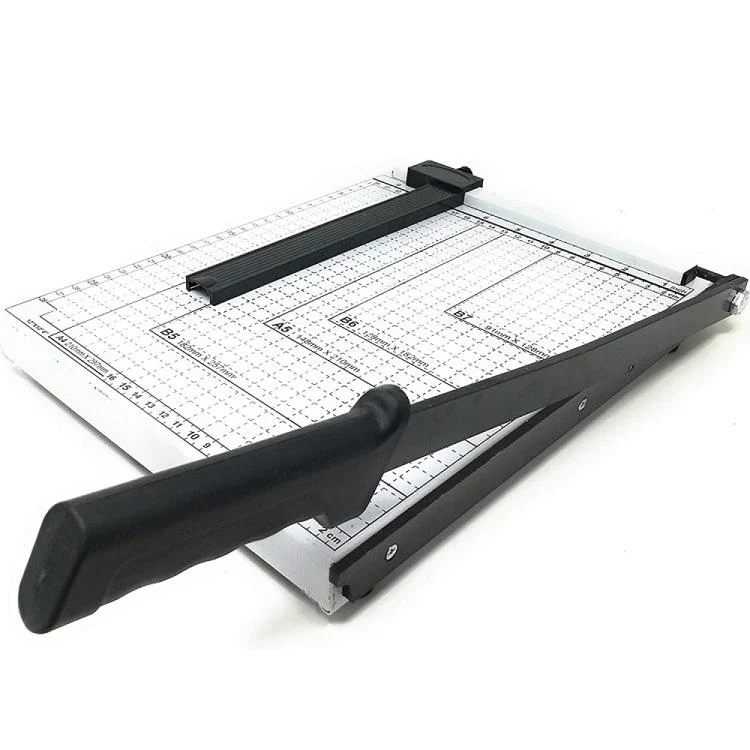 Taglierina A Leva Cutter Taglia Carta Fogli A4 A5 B5 Ghigliottina Professionale