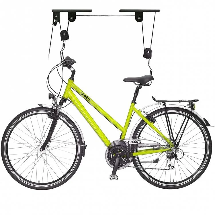 Supporto Appendi Bici Staffa Bicicletta Soffitto Garage Carrucola Gancio Xc-2624